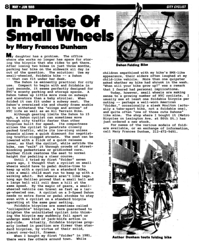-19880500 mfd article TA City Cyclist - Sm Wheels