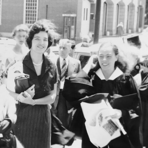 1950's MFD + Mabel at Radcliffe graduation